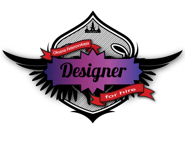 Web Designer for hire. Oksana Feterovskaya